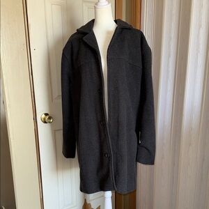 Merona women’s Wool coat dark grey